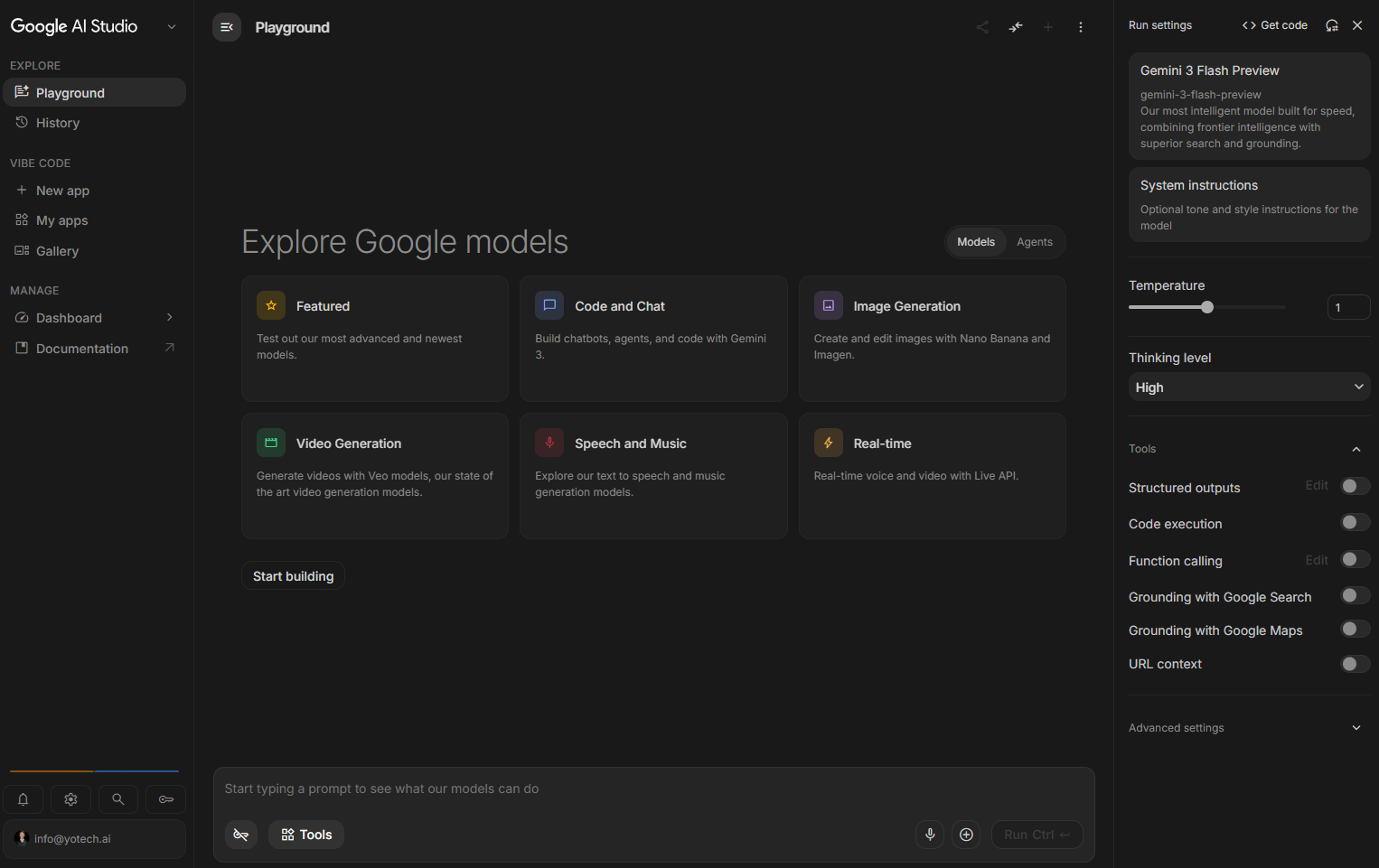 Google AI Studio