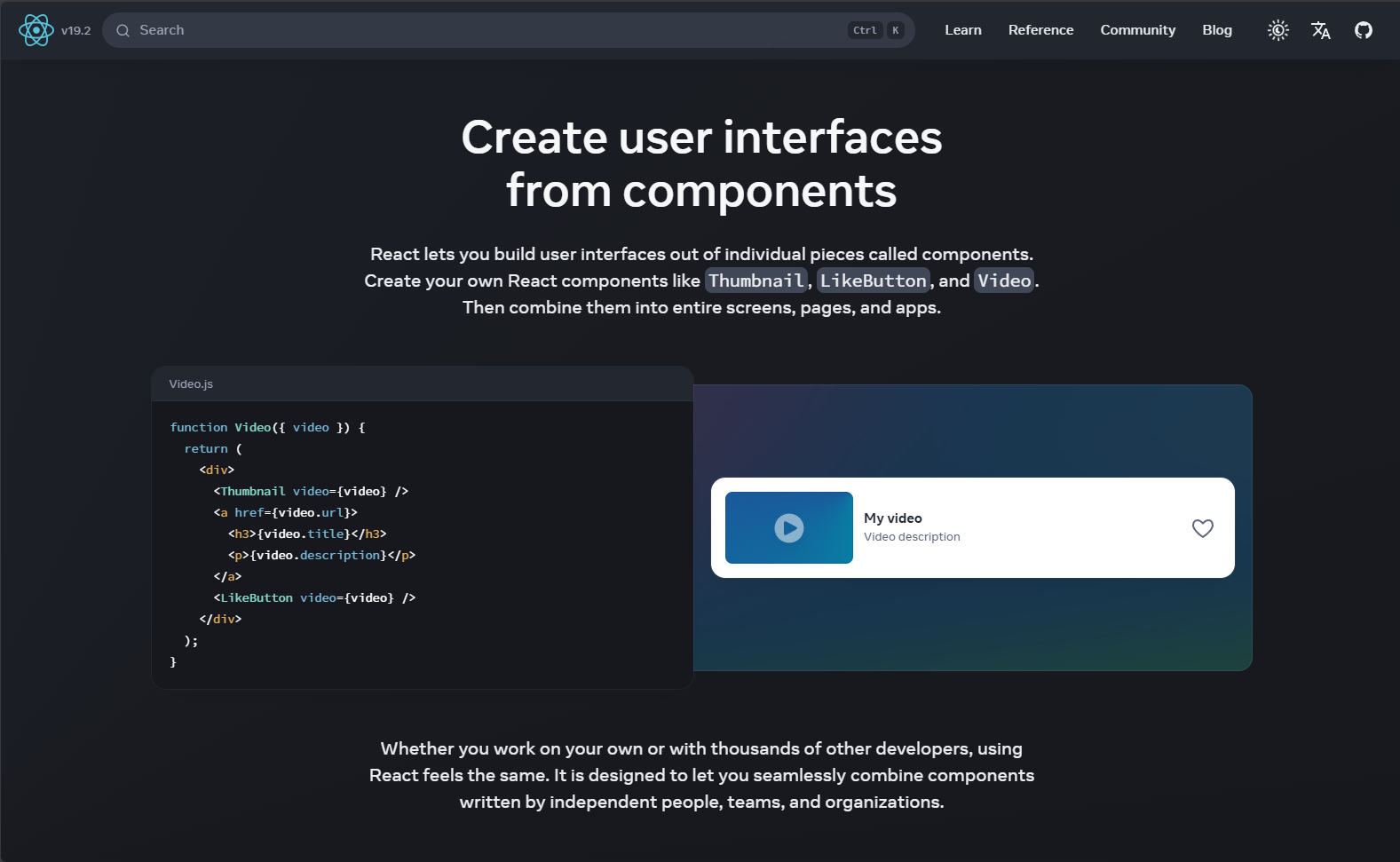 React project